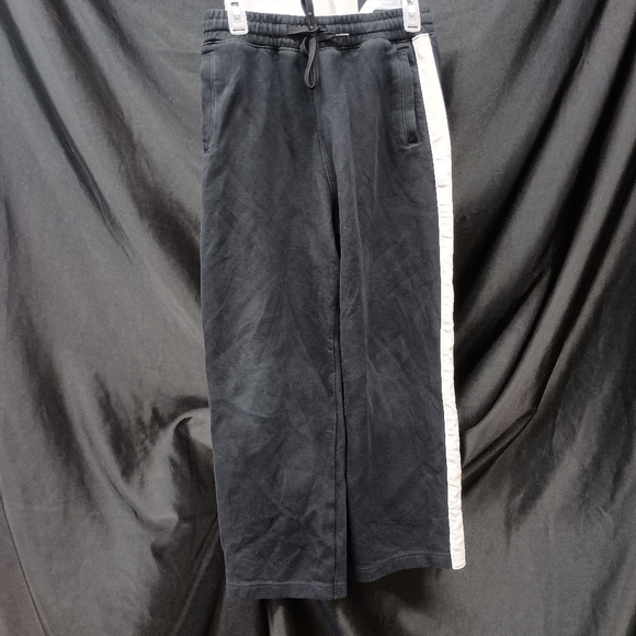 Black Hollister Track Pants with White Stripe - Picture 1 of 15